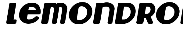 Lemondrop font preview